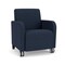 Lesro Siena Lounge Reception Guest Chair w/ Front Casters, 27 in W 29.5 in L 32.5 in H SN1101 - alternate 1